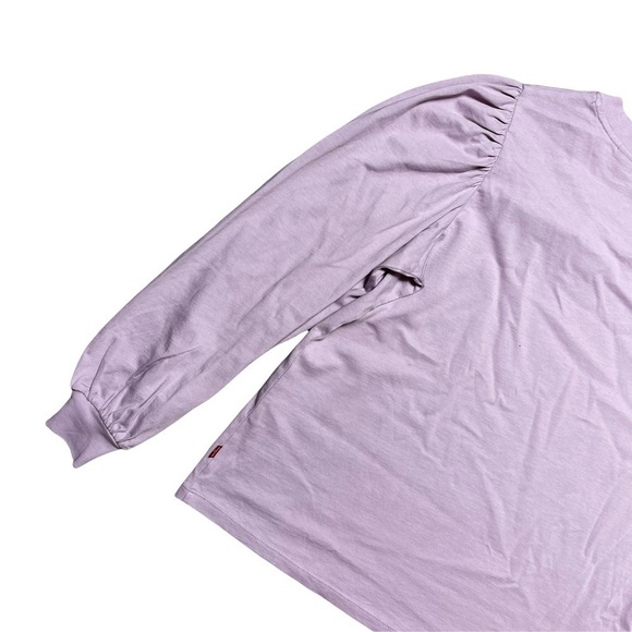 Levi’s Flora Long Sleeve Lavender Frost Pullover S - Picture 5 of 7